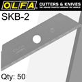 OLFA Blades Skb-2 50 Pack For Sk-4 Sk-9 Utc1 Cutters